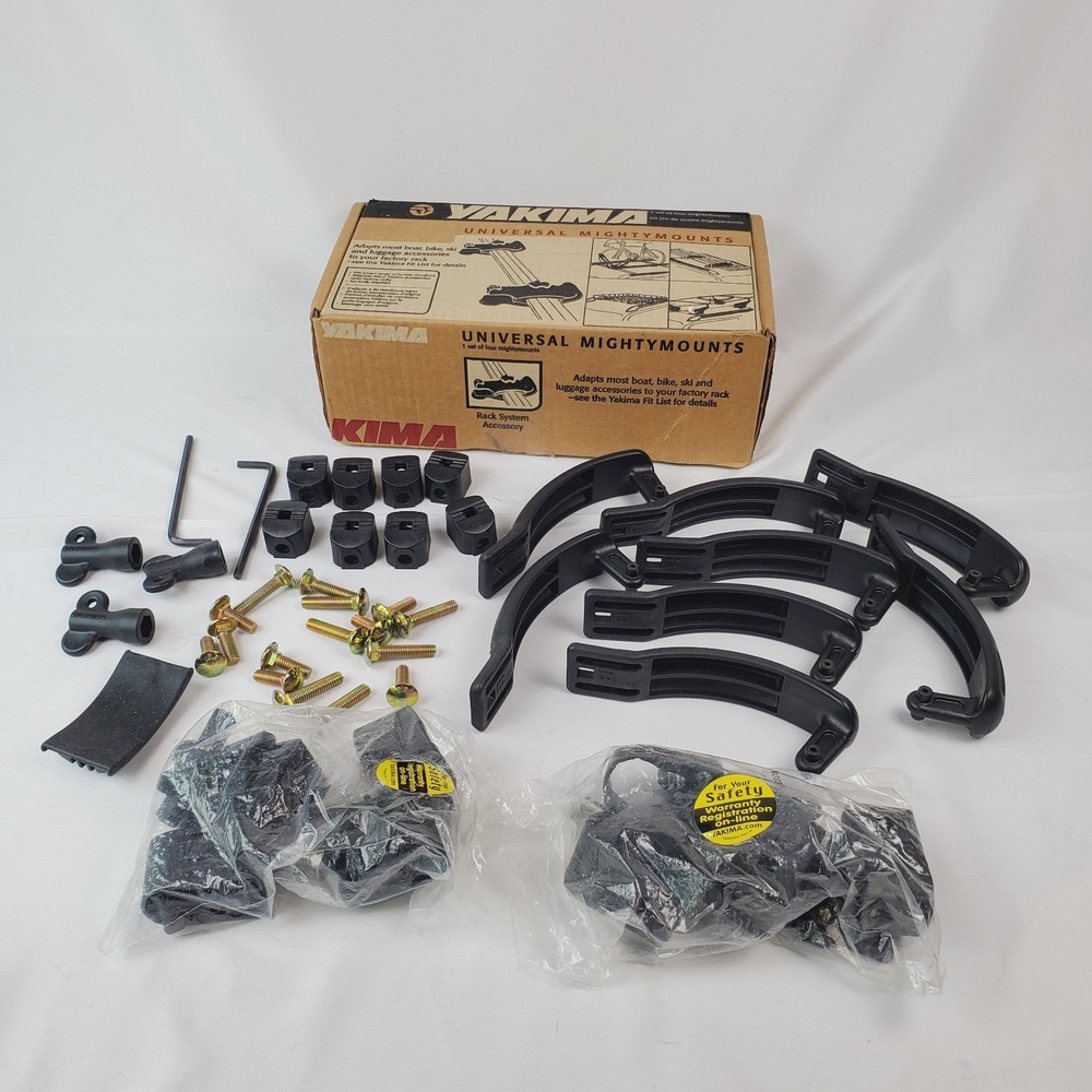 LOT Of OEM Genuine Yakima Universal Mightymounts PARTS (NOT COMPLETE) READ